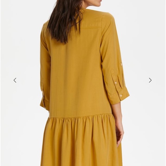 Part Two CECILYPW DRESS Size M Golden Spice Relaxed Fit - Picture 3 of 16